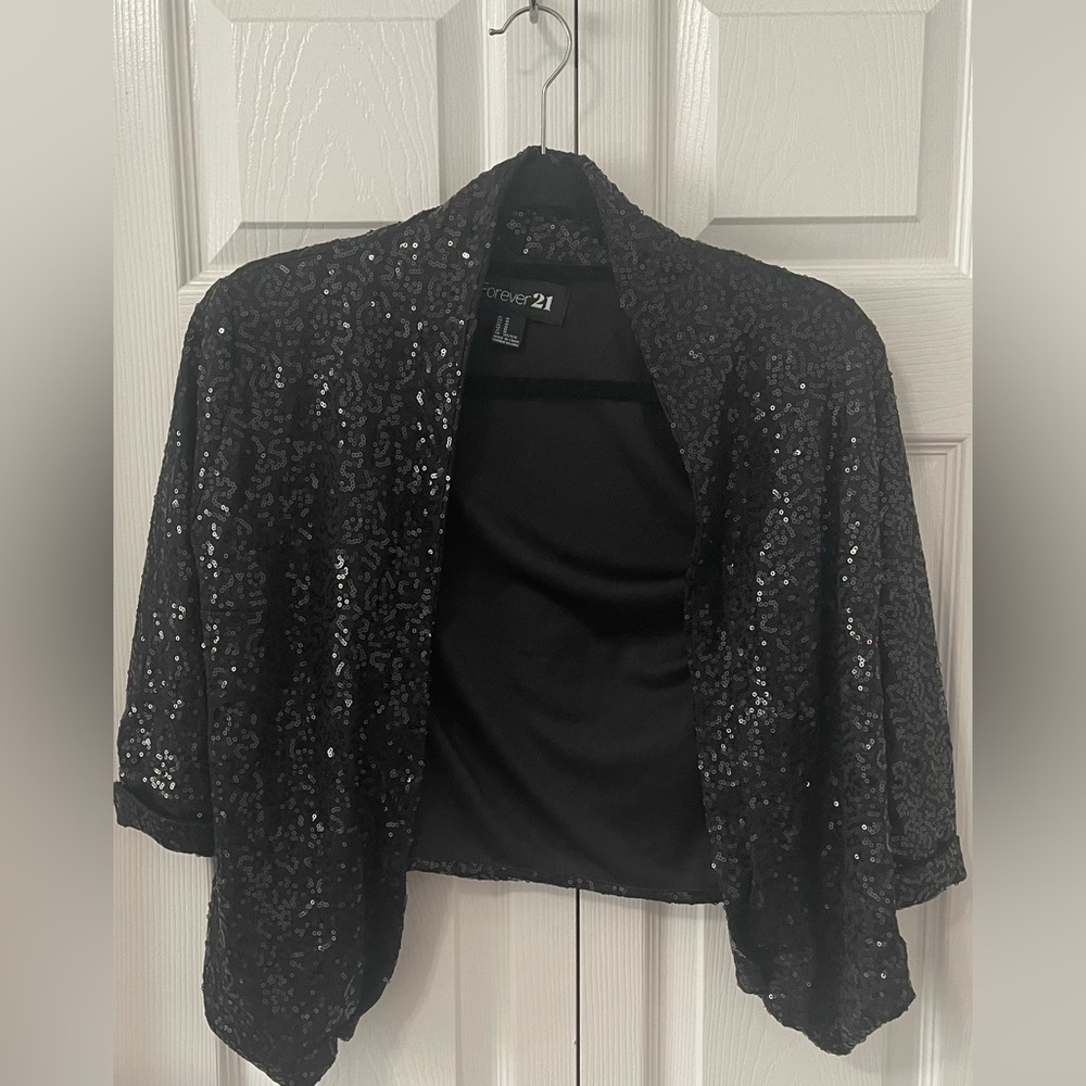 sequin vest